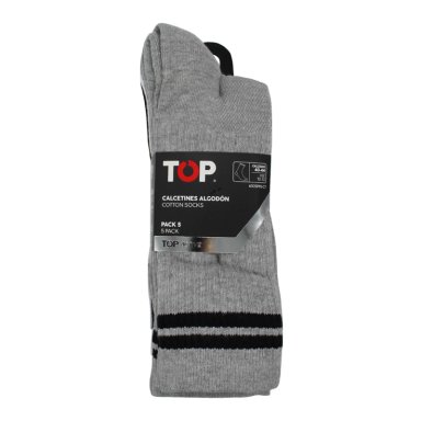 CALCETINES DEPORTIVOS LARGOS PACK 5 C7 TOP - 5