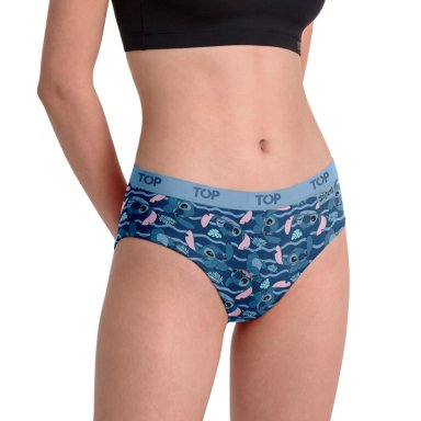 PANTALETAS ALGODON CON ELASTICO PACK 3 STITCH C4 TOP - 4