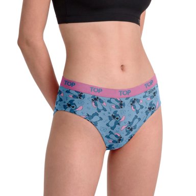 PANTALETAS ALGODON CON ELASTICO PACK 3 STITCH C4 TOP - 5