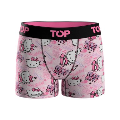 BOXER MEDIO NIÑA ALGODON PACK 4 HELLO KITTY C1 TOP - 5