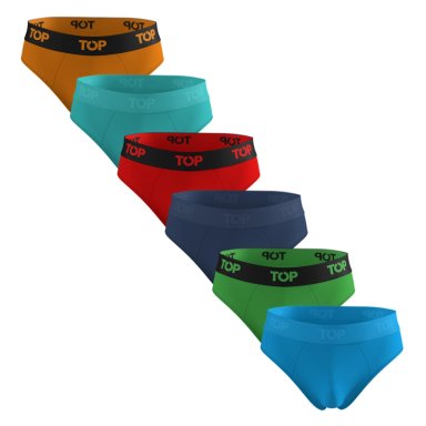 SLIP NIÑO ALGODON PACK 6 C2 TOP - 1
