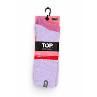 CALCETINES MUJER LARGOS INVIERNO PACK 2 C4 TOP - 2