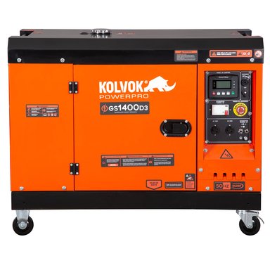 GENERADOR TRIFÁSICO KOLVOK GS1400D3 14KVA DIESEL - 1