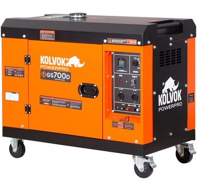 GENERADOR MONOFÁSICO KOLVOK GS700D 5KVA DIESEL - 1