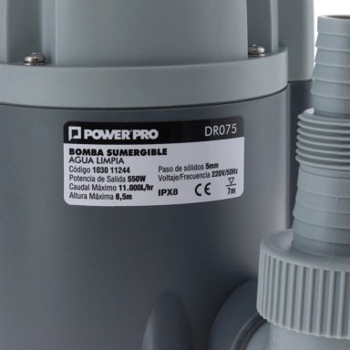 BOMBA SUMERGIBLE BERCATTI DR075 0.75 HP AGUA LIMPIA - 4