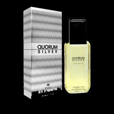PERFUME QUORUM SILVER HOMBRE EDT 100 ML - 2