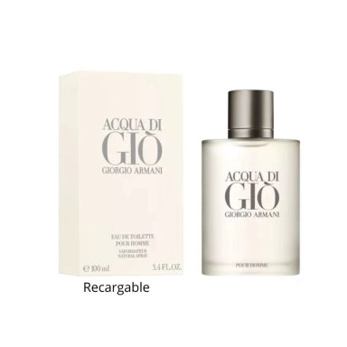 PERFUME ACQUA DI GIO RECARGABLE HOMBRE EDT 100 ML - 1