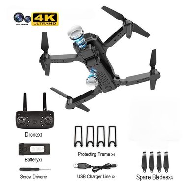 DRON DOBLE CÁMARA 4K WIFI CONTROL REMOTO PLEGABLE - 2