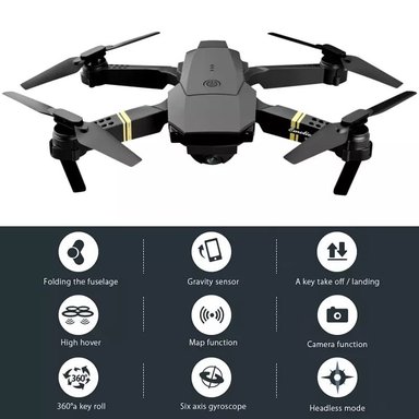 DRON DOBLE CÁMARA 4K WIFI CONTROL REMOTO PLEGABLE - 6