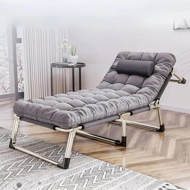CAMA PORTÁTIL PLEGABLE MULTI POSICIÓN SILLA DE CAMPING - 5