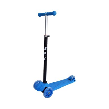 SCOOTER MONOPATIN NIÑO 3 RUEDAS AJUSTABLE 63-86 CMS AZUL BEX - 5