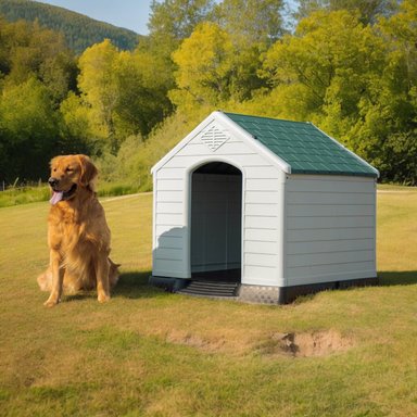 CASA PERRO CP001 COOL PETS GRANDE TECHO VERDE 88X79X82 CM - 2
