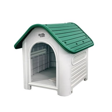 CASA PERRO CP002 COOL PETS PEQUEÑA TECHO VERDE 75X59X66 CM - 2