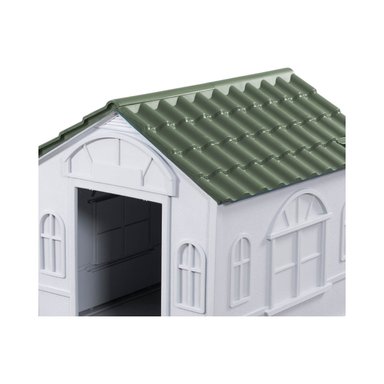 CASA PERRO CP005 COOL PETS PEQUEÑO TECHO VERDE 76X65X63 CM - 2