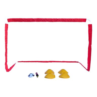 SET ARCO DE FUTBOL + PELOTA + CONOS GAMEPOWER - 1