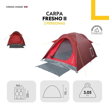 CARPA NATIONAL GEOGRAPHIC PARA 2 PERSONAS CNG205 FRESNO - 4