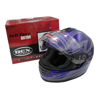 CASCO FULL FACE BX190 TALLA M COLOR DEEP BLUE CERTIFICADO - 2