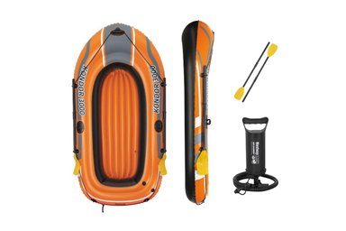 BOTE INFLABLE BESTWAY KONDOR 3000 CON ACCESORIOS - 1