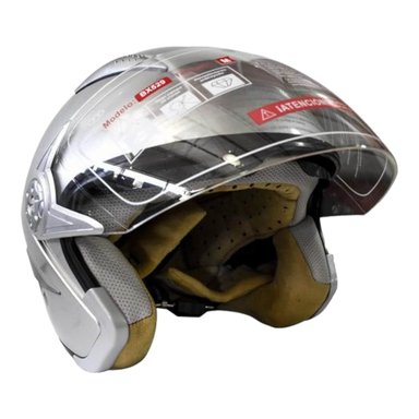 CASCO FULL FACE BX529 TALLA M SILVER CERTIFICADO ECE | BEX - 1