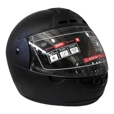 CASCO FULL FACE BX603 TALLA L COLOR FLAT BLACK CERTIFICADO DOT | BEX - 1