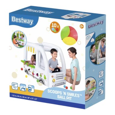 PISCINA HELADOS INFLABLE CON PELOTAS 122X84X84CMS BESTWAY - 3
