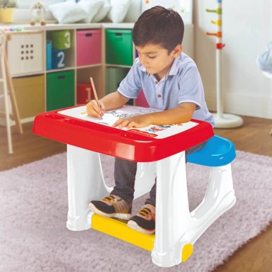 MESA ESCRITORIO CON ASIENTO INFANTIL 74X64X50CM FISHER PRICE - 3