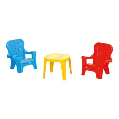 MESA Y DOS SILLAS DOLU DL3007 MULTICOLOR INFANTIL - 1