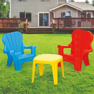 MESA Y DOS SILLAS DOLU DL3007 MULTICOLOR INFANTIL - 5