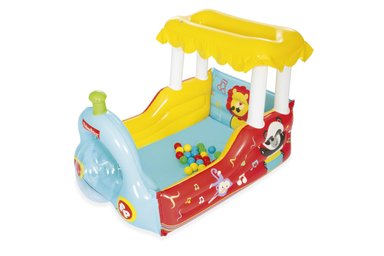 PISCINA DE PELOTAS INFLABLE FISHER PRICE TREN - 1