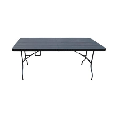 MESA NORTHWEST NW-180N PLEGABLE NEGRO 180 CM ACERO - 1