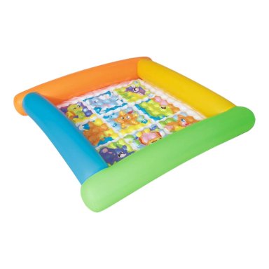 ALFOMBRA INFLABLE ANTIGOLPE BEBE  132X132X23 CMS BESTWAY - 1