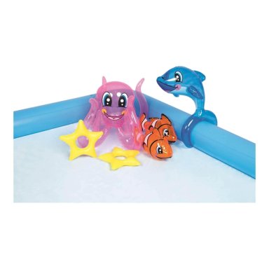 PISCINA Y JUEGOS INFLABLE BESTWAY ACUARIO 2.39MX2.06MX86 CM - 3