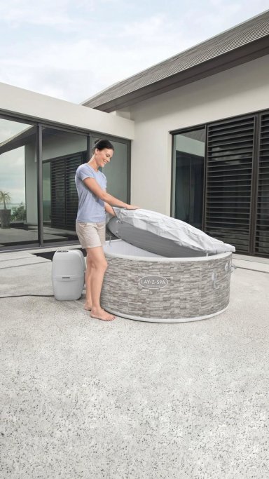 HOT TUB BESTWAY 60027 60X155 CM SPA JACUZZI INFLABLE VANCOUVER 5 PERSONAS - 7