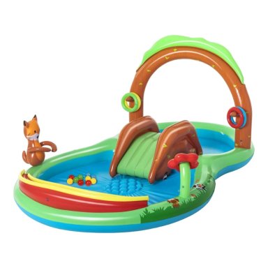 PISCINA Y JUEGOS INFLABLE BOSQUE 2.95X1.99X1.30M BESTWAY - 1