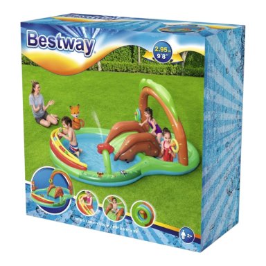 PISCINA Y JUEGOS INFLABLE BOSQUE 2.95X1.99X1.30M BESTWAY - 3