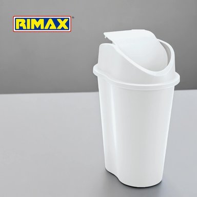 BASURERO RIMAX RX8779 PLASTICO BLANCO 10L - 2