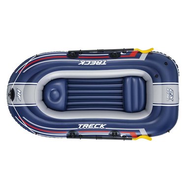 BOTE INFLABLE CON REMOS E INFLADOR TRECK X2 BESTWAY - 1