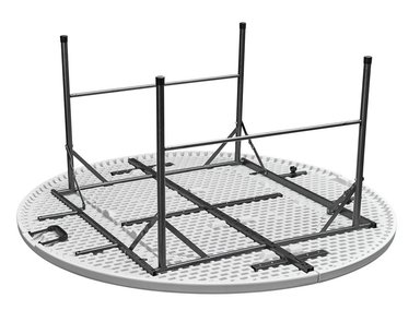 MESA PLEGABLE NORTHWEST REDONDA 160CM BLANCA - 2