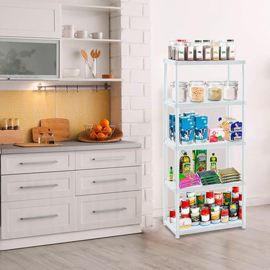 ESTANTE REPISA RACK PLASTICO 5 NIVELES 71X38X170CM RIMAX - 3