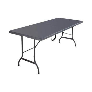 MESA PLEGABLE RECTANGULAR 180X74X74 CMS GRIS NORTHWEST - 4