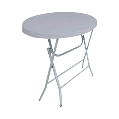 MESA PLEGABLE NORTHWEST NW-81G REDONDA 80X74 CMS GRIS - 3