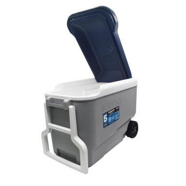 COOLER IGLOO NEVERA HIELERA CON RUEDAS MAXCOLD GRIS 38 LITRO IG34484 - 3
