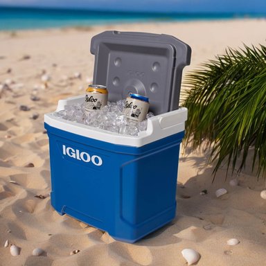 COOLER IGLOO NEVERA HIELERA LATITUDE AZUL 15 LITROS IG32625 PVC - 2