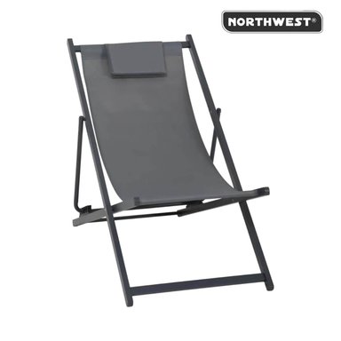 SILLA REPOSERA NORTHWEST NW-SP01 PLAYA PISCINA PLEGABLE NEW PORT GRIS - 3