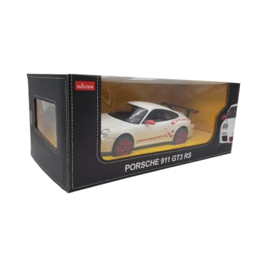 AUTO A CONTROL REMOTO RASTAR RA42800 BLANCO PORSCHE GT3 ESCALA 1:14 - 4