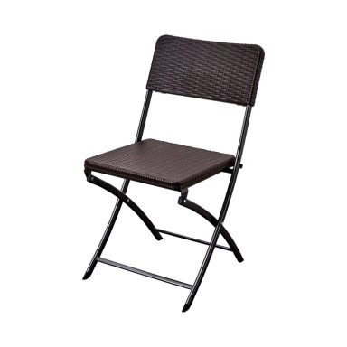 SET NORTHWEST ACERO CAFE 2 SILLAS + MESA CUADRADA PLEGABLE 62 CM RATTAN - 3