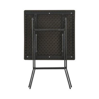 SET NORTHWEST ACERO CAFE 2 SILLAS + MESA CUADRADA PLEGABLE 62 CM RATTAN - 4