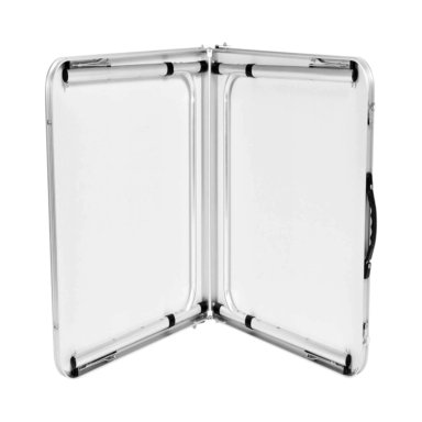 MESA NORTHWEST NW-AL03 PLEGABLE 120X60X69 BLANCO + 4 PISOS ALUMINIO - 3
