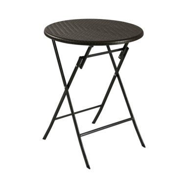 SET NORTHWEST ACERO CAFE 2 SILLAS + MESA REDONDA PLEGABLE 60 CM RATTAN - 2