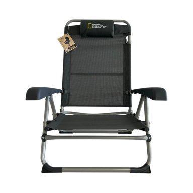 SILLA PLEGABLE PLAYA ALMOHADA NAPLES GRIS NATIONAL GEOGRAPHIC - 7
